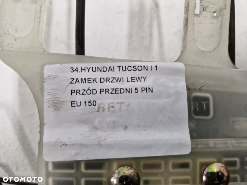 hyundai tucson 1 i zamek drzwi lewy przód przedni 5 pin eu - 7