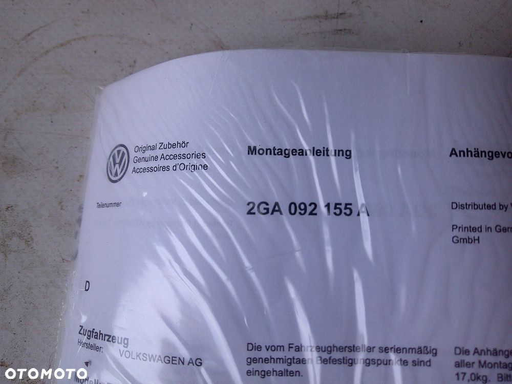 volkswagen T-ROC 2GA nowy OE hak holowniczy 2GA092155A - 3
