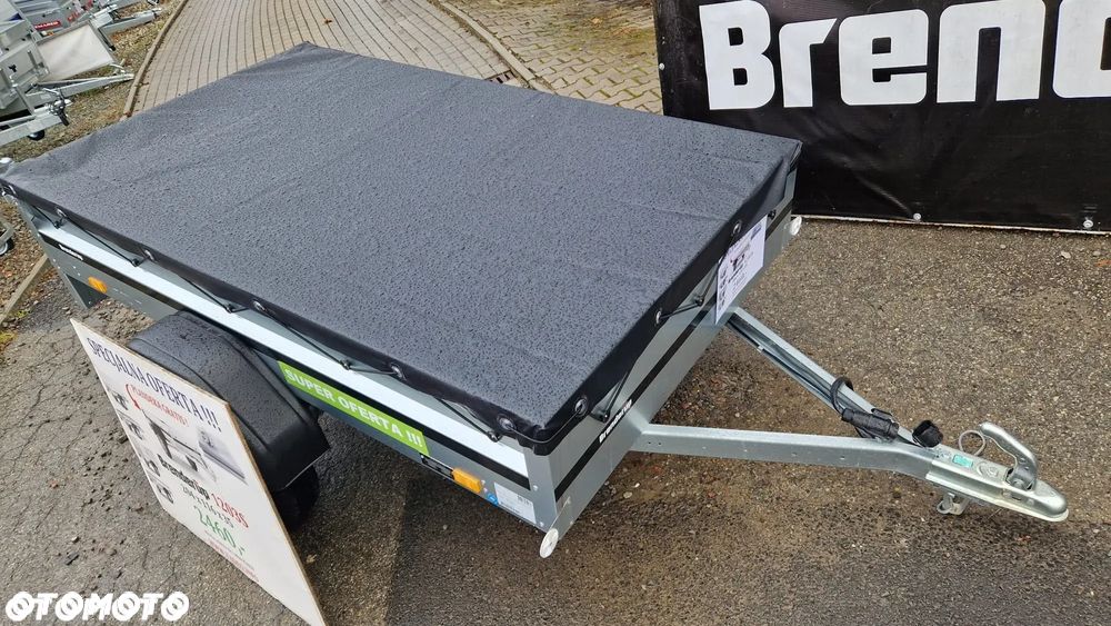 Brenderup 1203S 204x116x35 z plandeką płaską - 5