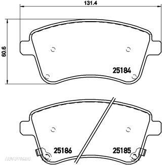 Placute frana fata Hyundai Ix20 (Jc), 11.2010-, marca SRLine S70-0562 - 1