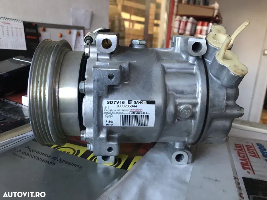 Compresor clima Duster benzina nou, original - 1