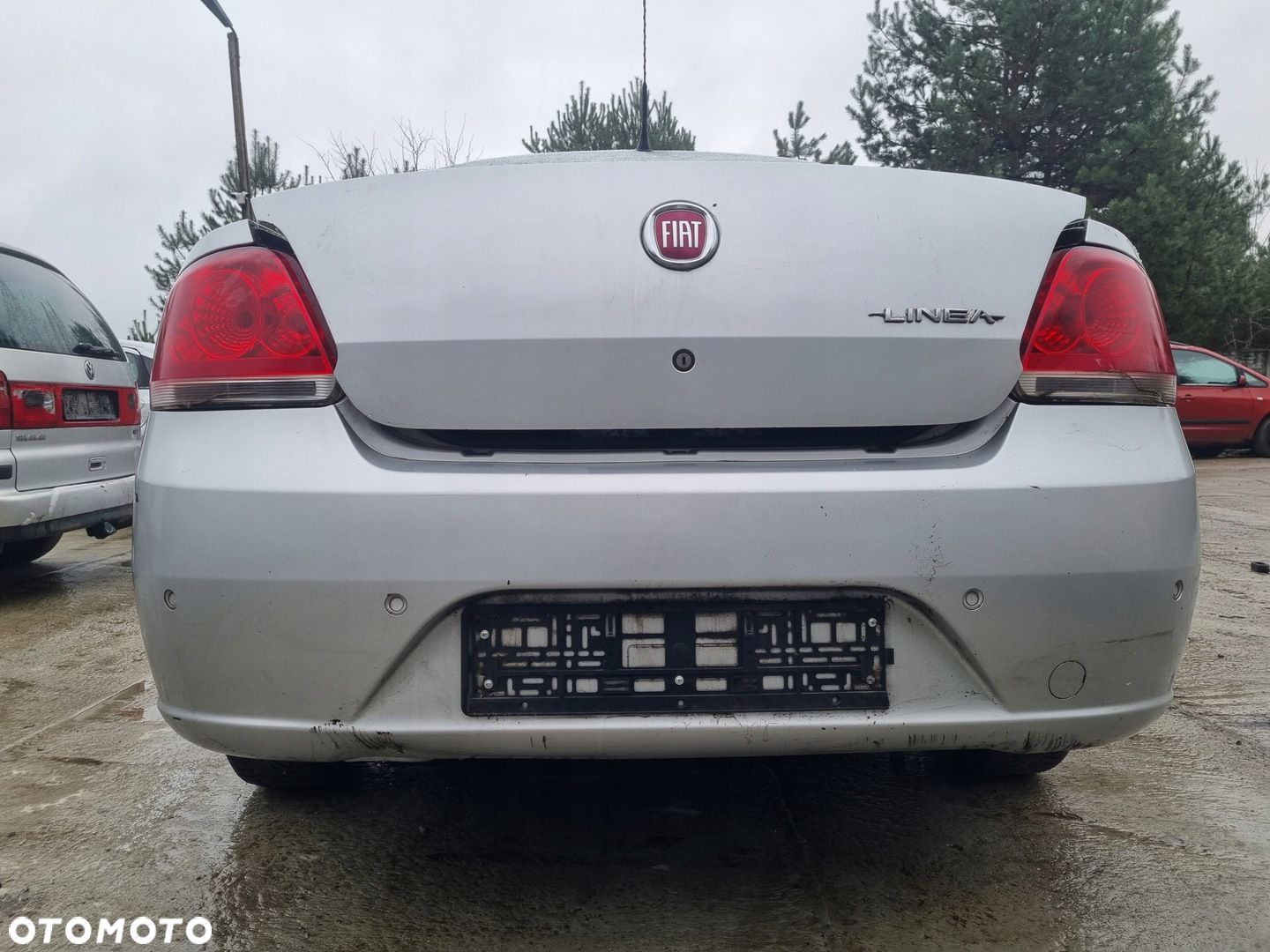 FIAT LINEA 07-15 2007 r. SEDAN ZDERZAK TYŁ TYLNY PDC * - 1