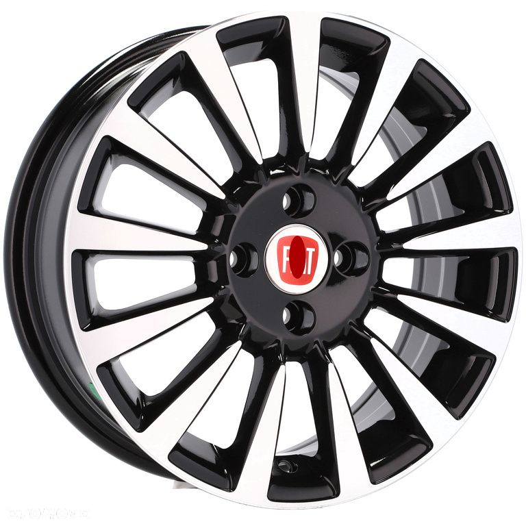 4x Felgi 15 m.in. do FIAT 500 Punto Bravo Doblo Panda Stilo - BK743 - 6