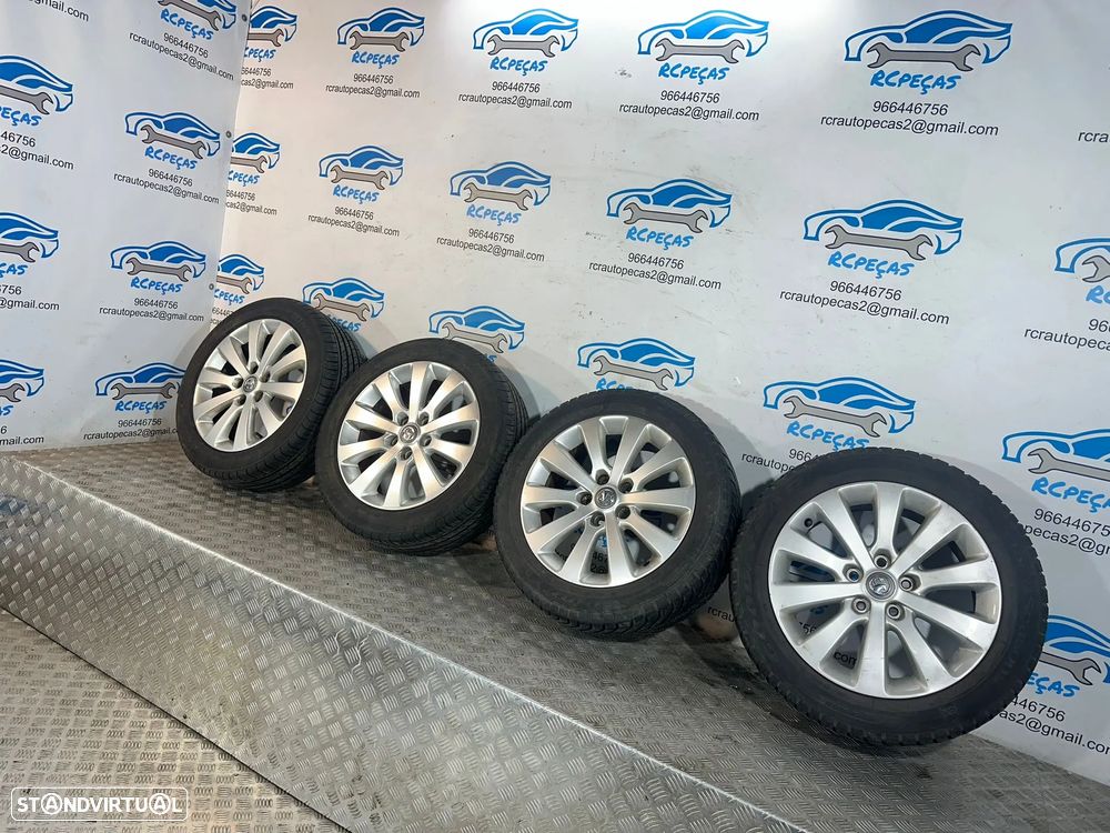 .Conjunto Jantes 17 Originais Penta Opel GM 5x115 7J ET44 13276347 - 4