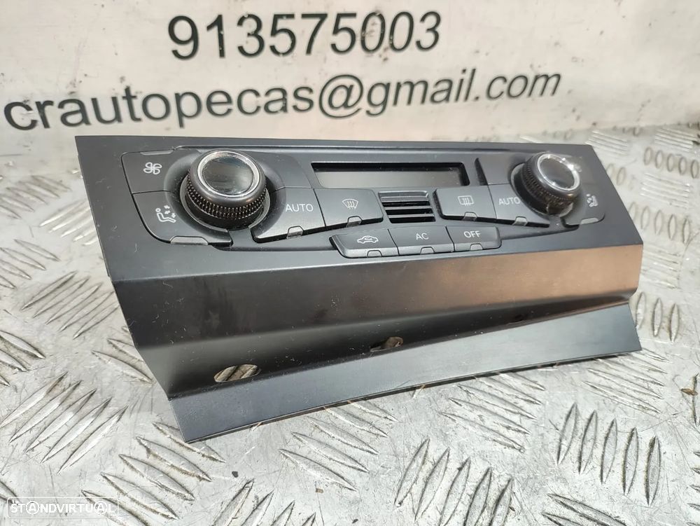 Display Sofagem Comando Chauffage Ar Condicionado AC Climatronic Continental VDO Audi A4 B8 A5 8T 8T2820043S A2C53307437 - 3