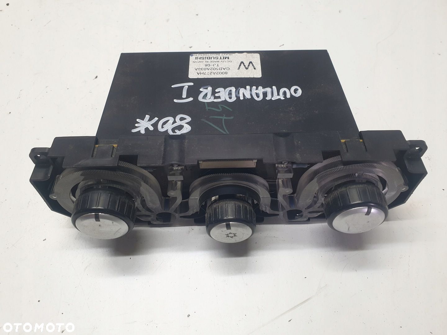 PANEL NAWIEWU KLIMATYZACJI MITSUBISHI OUTLANDER I 8002A277HA - 1