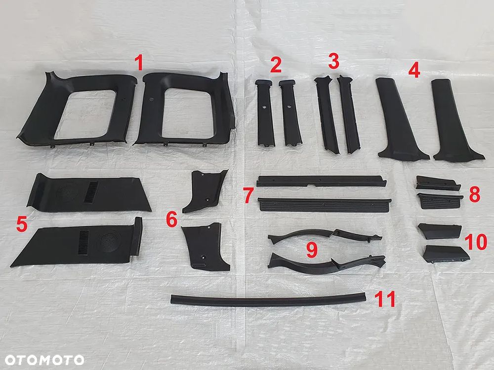 Plastiki wnętrza (tapicerka) do Suzuki Vitara I - 1
