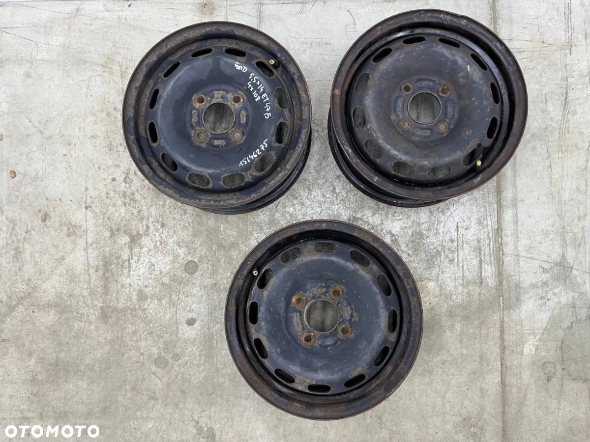 Felgi stalowe Mazda 2 I DY Ford KA Fiesta MK6 Focus MK1 Fusion 14 cali 5,5jx14 ET47,5 4x108 - 1