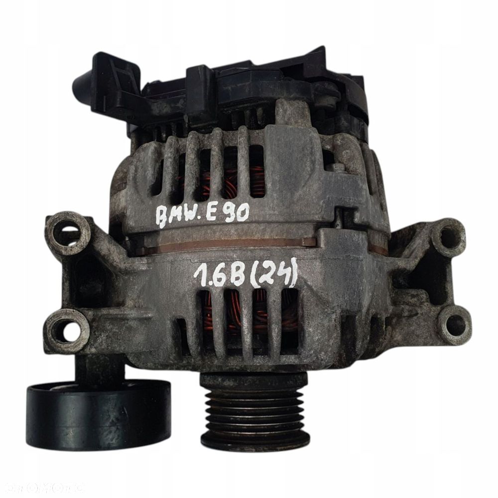ALTERNATOR BMW E87 E90 2.0 i oryginał BOSCH 2 PIN - 2