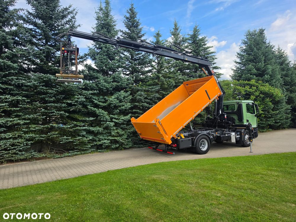 MAN TGM 18.290/ 3-str. wywrotka z HIAB 138/ - 8