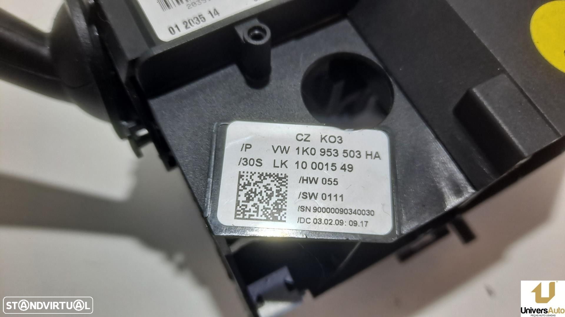 COMANDO MULTIFUNÇÕES VOLKSWAGEN SCIROCCO 2009 -1K0953503HA - 4