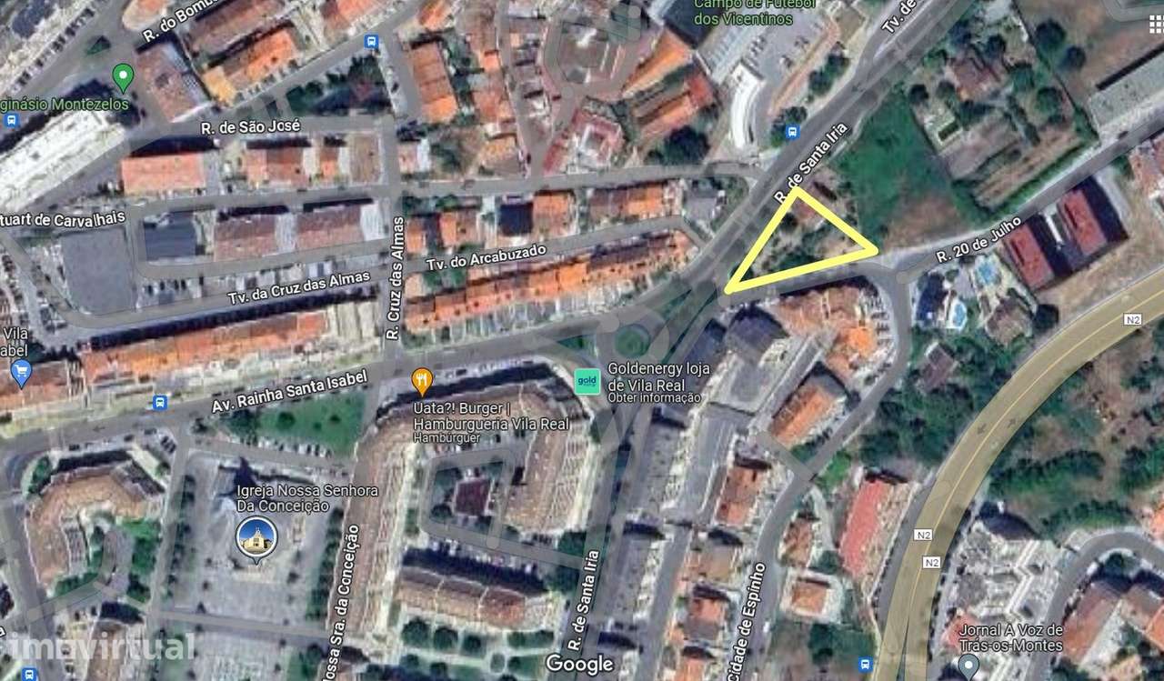 Lote urbano de 1440 metros quadrados situado no coração de Vila Real. - Grande imagem: 5/11