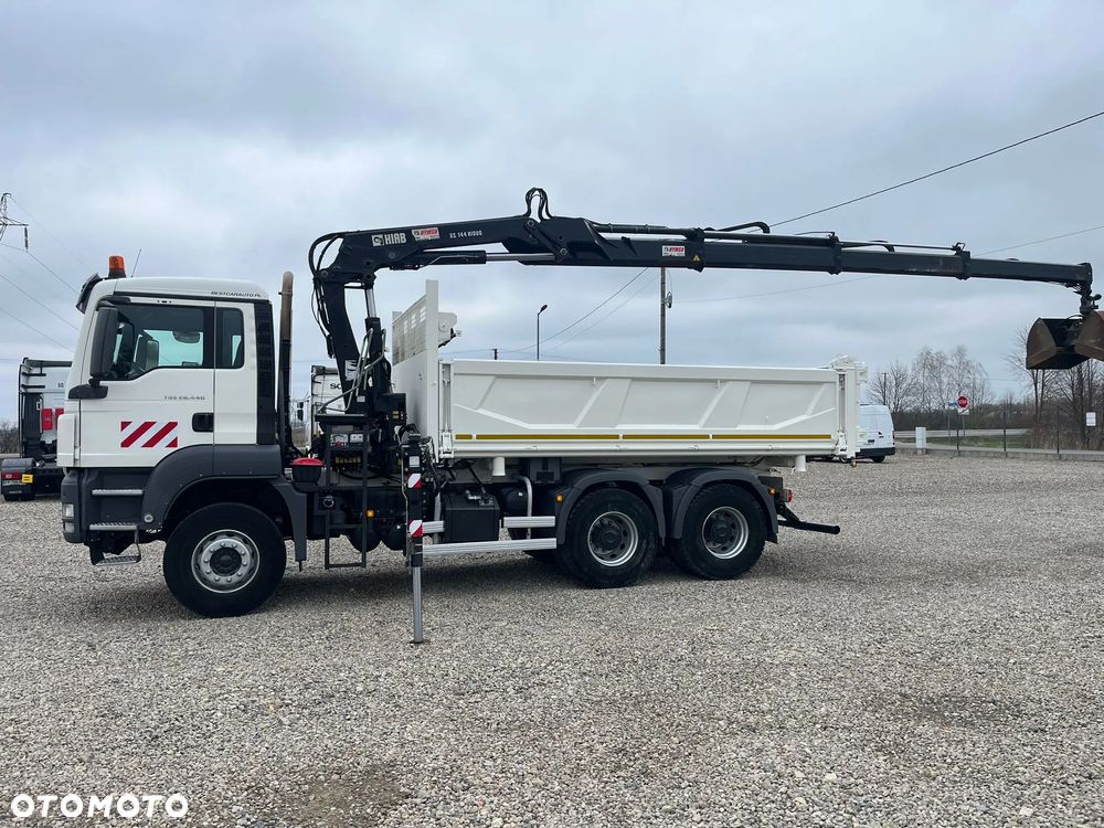 MAN TGS 26.440 E5/ 6X4 / 3xWYWROT / 2xBORDMATIC / HDS HIAB 144/ Import Francja - 8