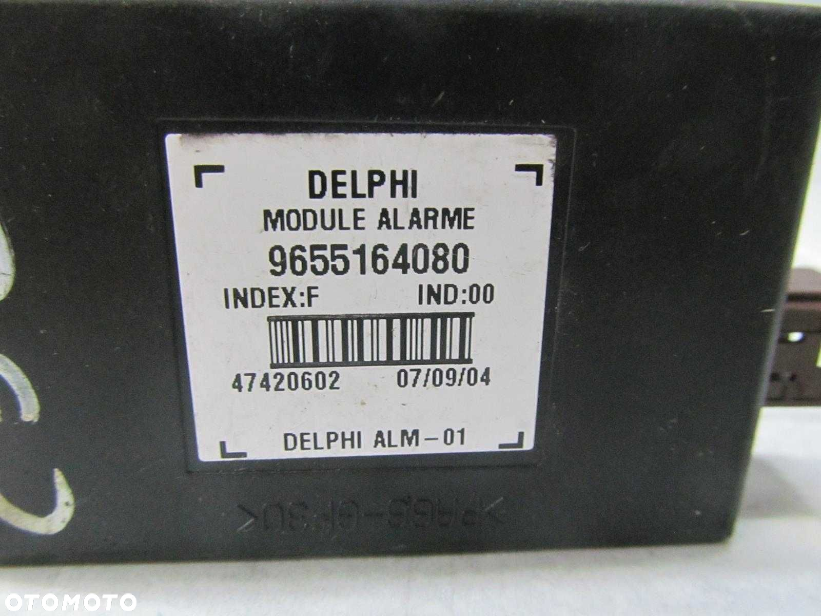 PEUGEOT 607 99-10 MODUL ALARMU 9655164080 - 5