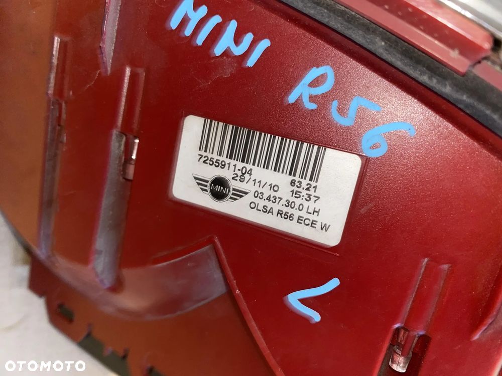 Lampa Mini R56 prawa lewa tył OE - 7