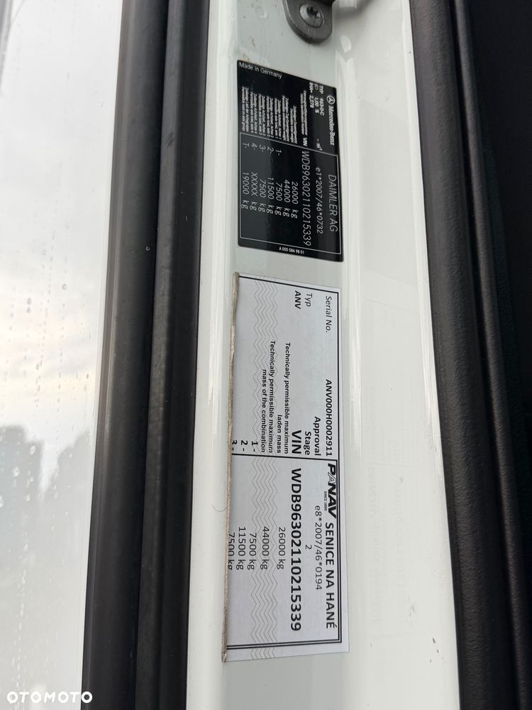 Mercedes-Benz Actros 2542 Tandem Giga Space ocynk salonka - 30