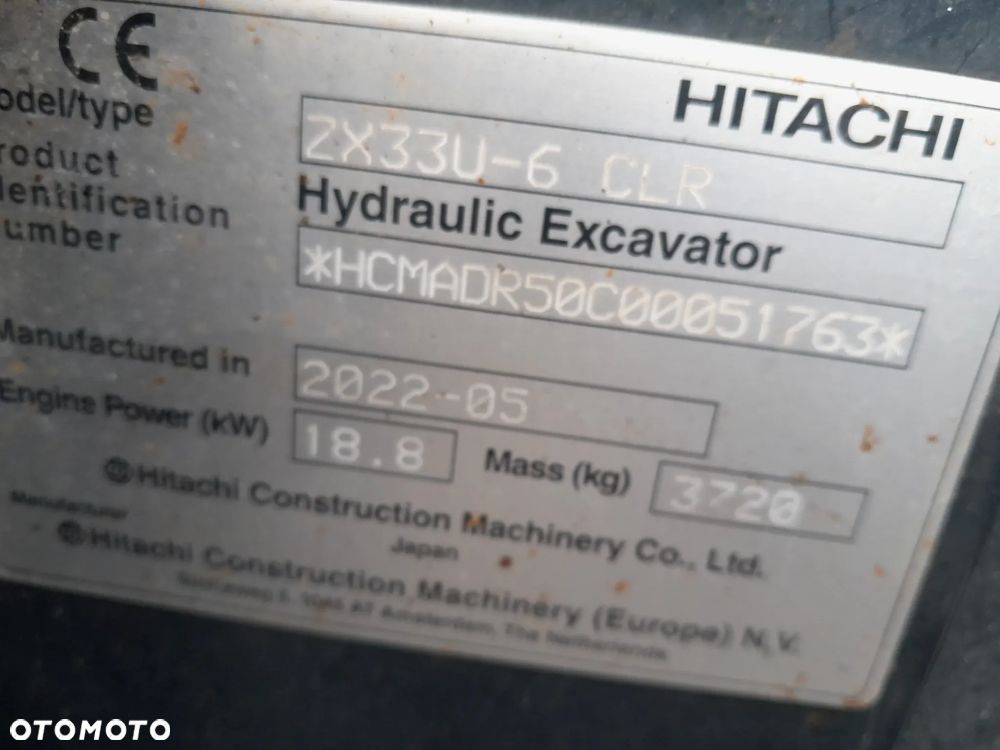 Hitachi ZX33U-6 - 13