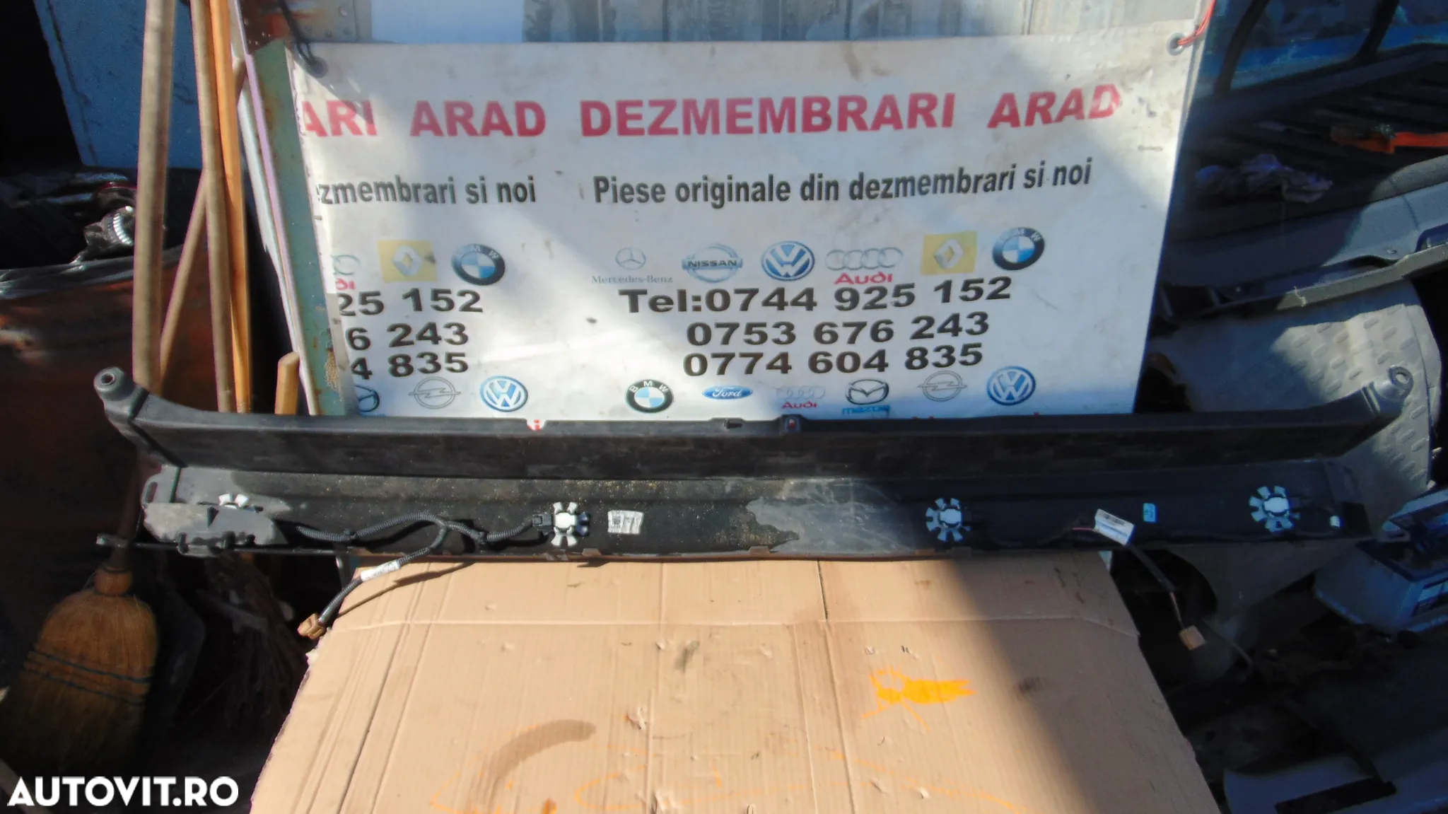 Bara spate Renault master 2018-prezent Opel movano bara spate mijloc senzori parcare Nissan nv400 - 3