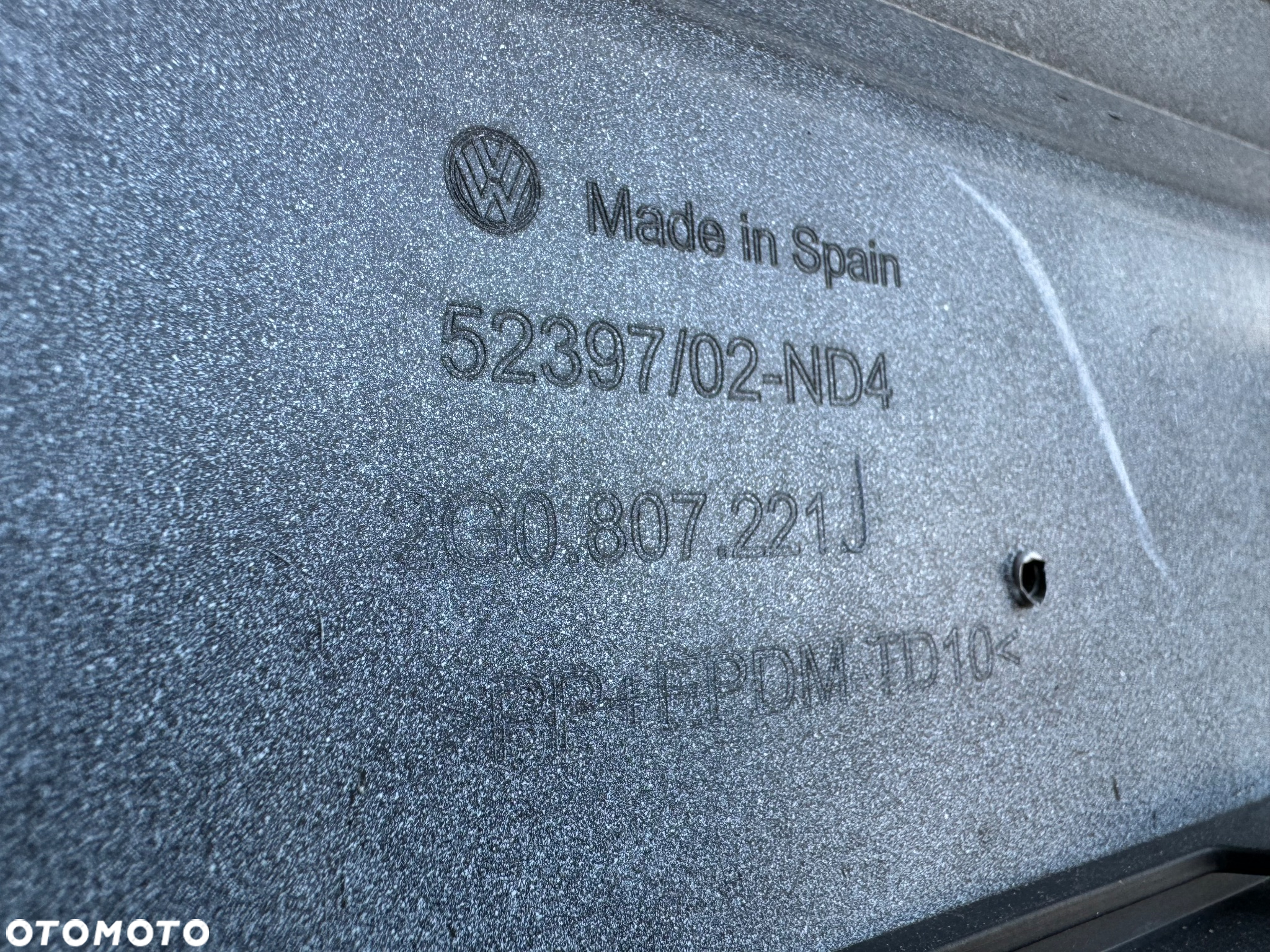 ZDERZAK PRZÓD PRZEDNI VW VOLKSWAGEN POLO VI 6 2G0 GTI R-LINE 4PDC GRILL KRATKA PŁYTA LOGO 2G0807221J 2G0853677H 2G0805903E 2G0853651AG ORYGINAŁ - 15