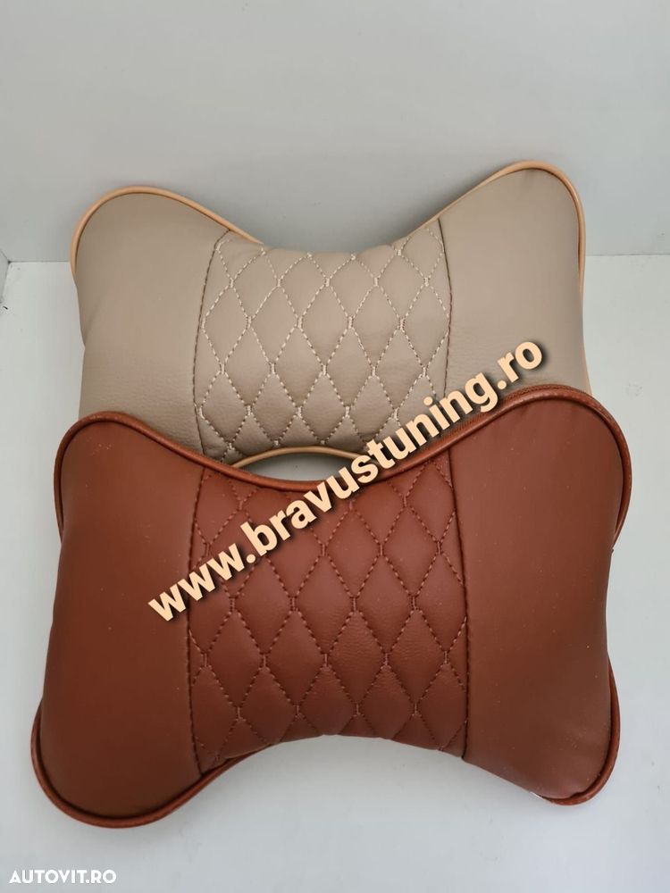 Perne tetiera auto 2 buc/set Piele Ecologica - 7