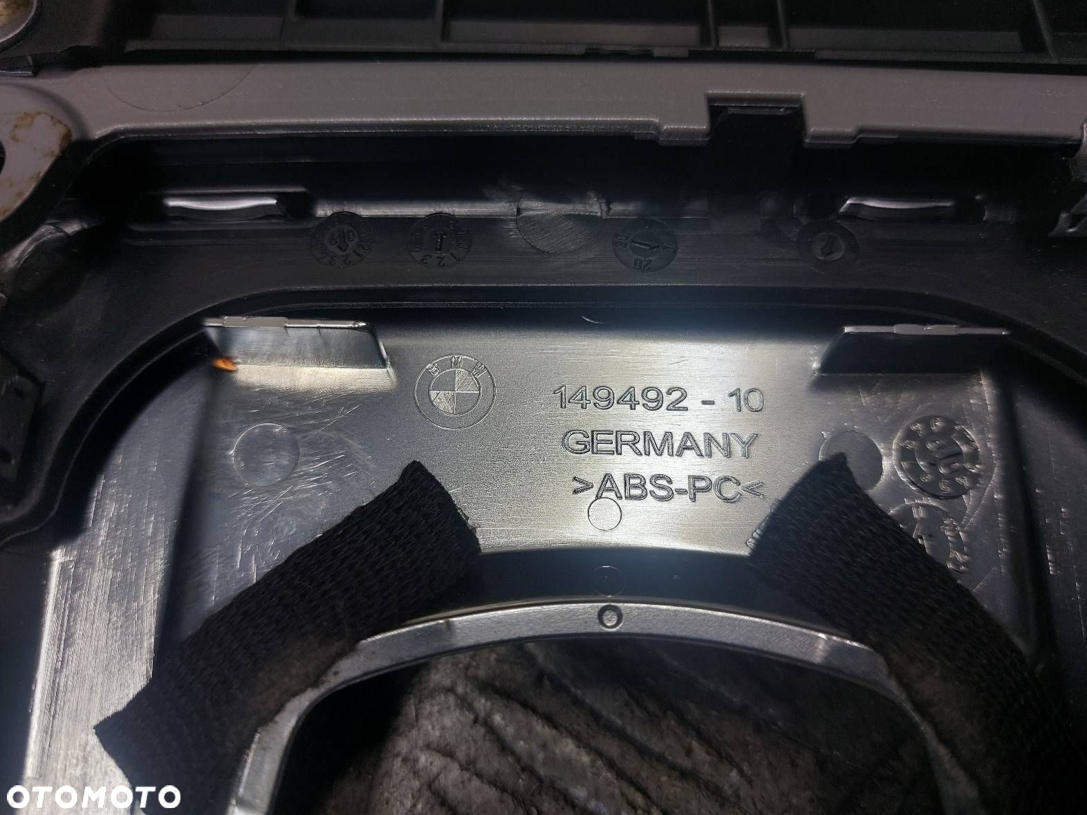RAMKA KONSOLI ŚRODKOWEJ + LEWARKA BIEGÓW BMW E61 E60 9165255 6974707 - 6