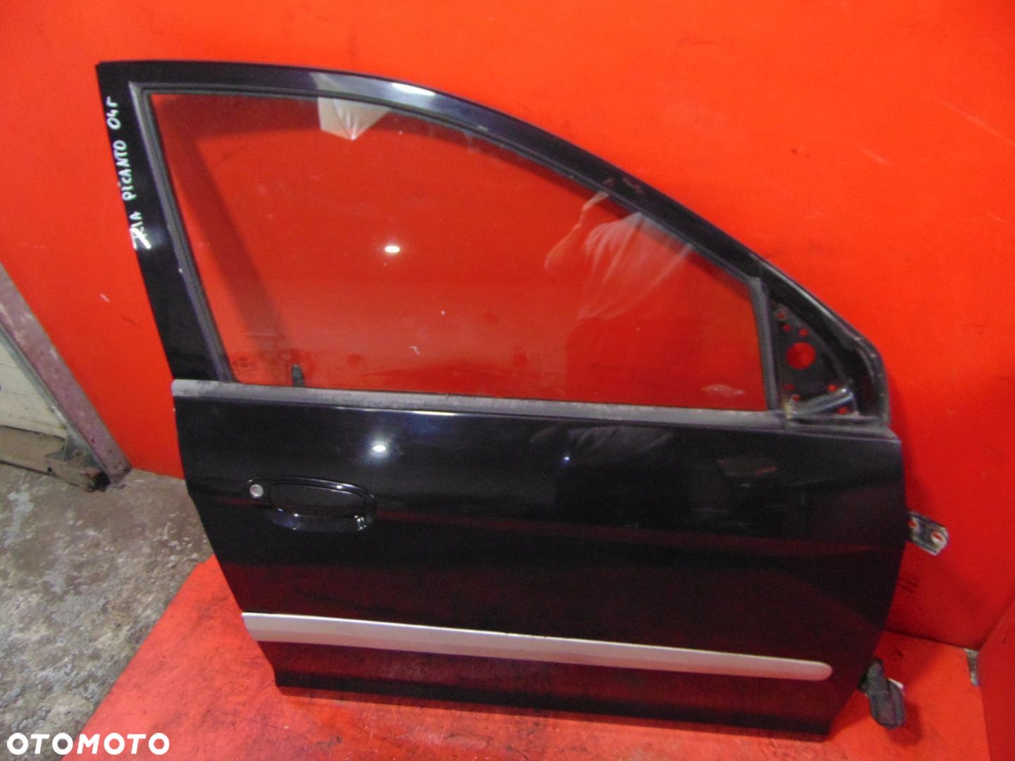 KIA PICANTO 1 I DRZWI PRZÓD PRAWE CZARNE Z1 - 1