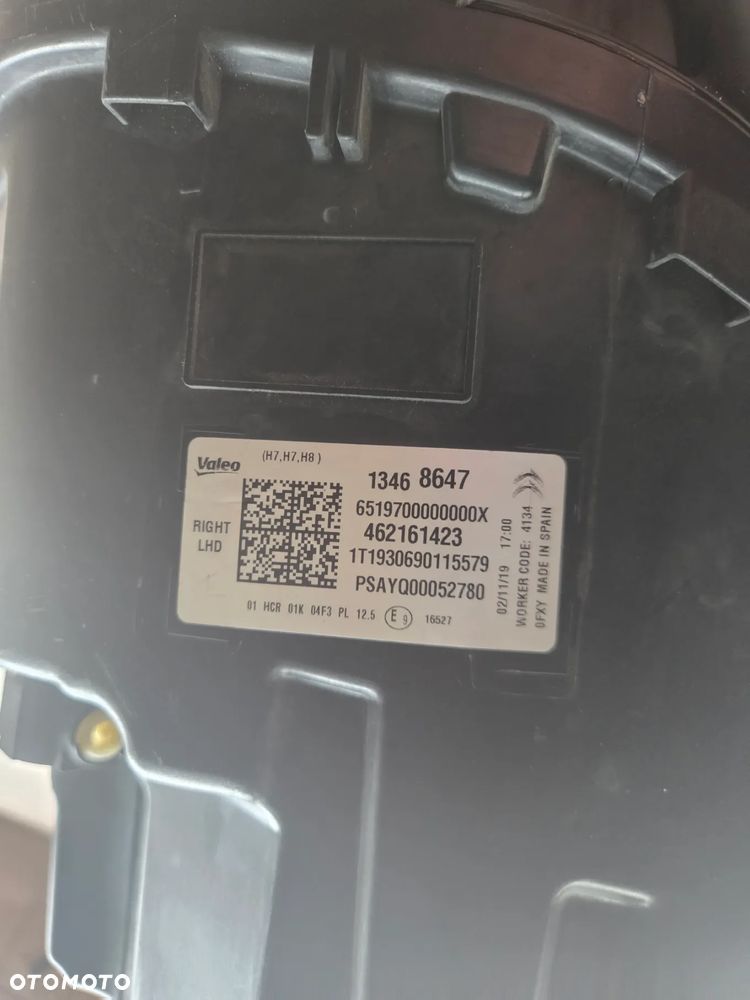 Lampa przednia prawa Citroen C3 Aircross - 13