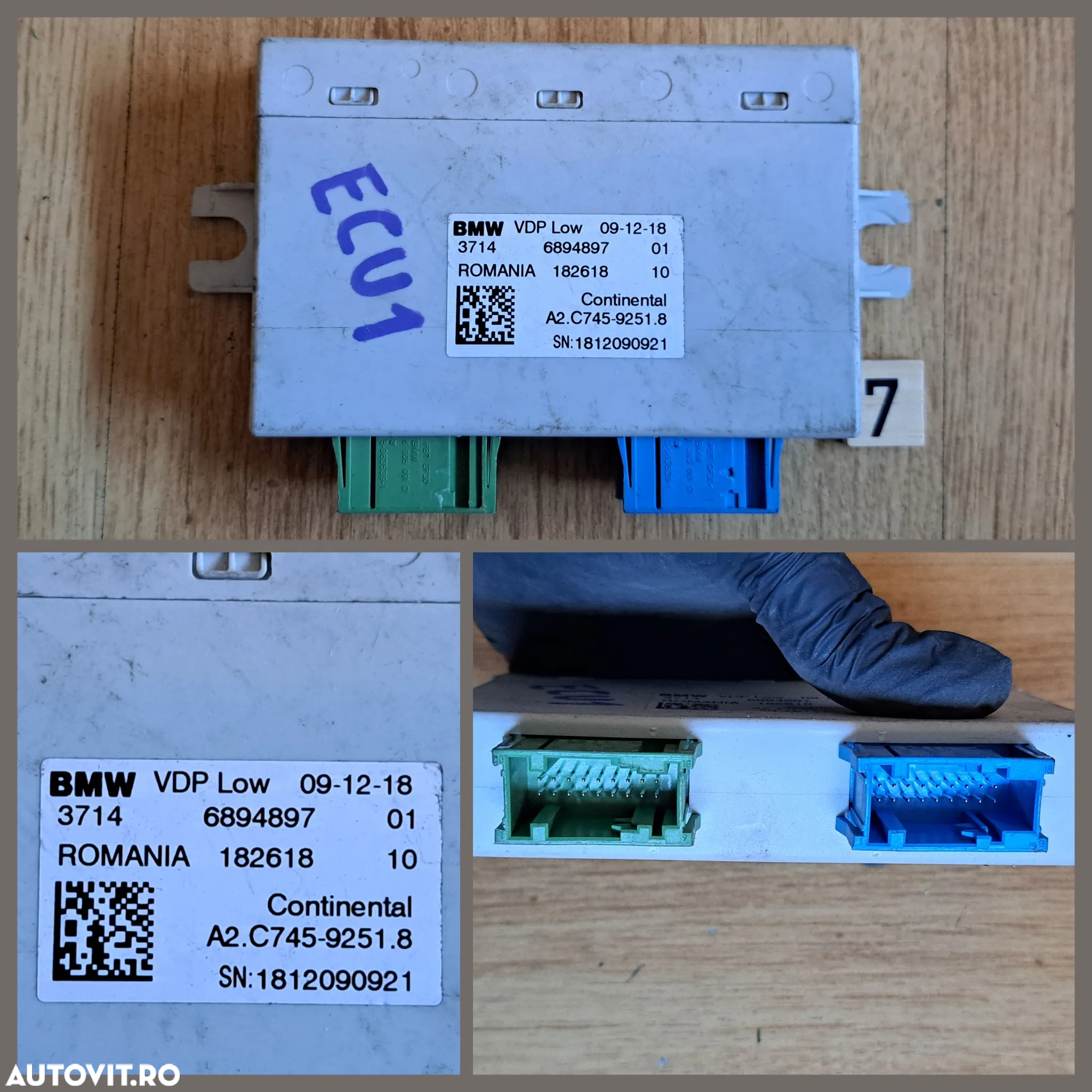 Modul calculator ECU pompa combustibil modul adblue modul diferential ECU suspensie calc coloana directie bmw f20 f16 f15 f86 g31 g32 - 7