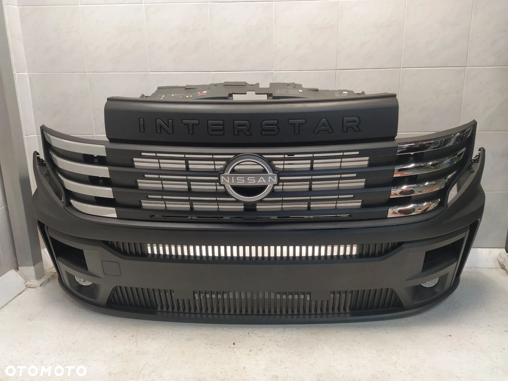 NISSAN INTERSTAR 2025- ZDERZAK PRZÓD PRZEDNI GRILL ATRAPA CHŁODNICY 6xPDC HALOGENY KOMPLET NOWY ORYGINAŁ - 7