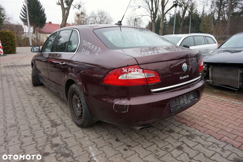 SKODA SUPERB LB LIFTBACK 2008 LF3X 2.0 TDI BMP 140KM KNS Rosso Brunello na części - 3