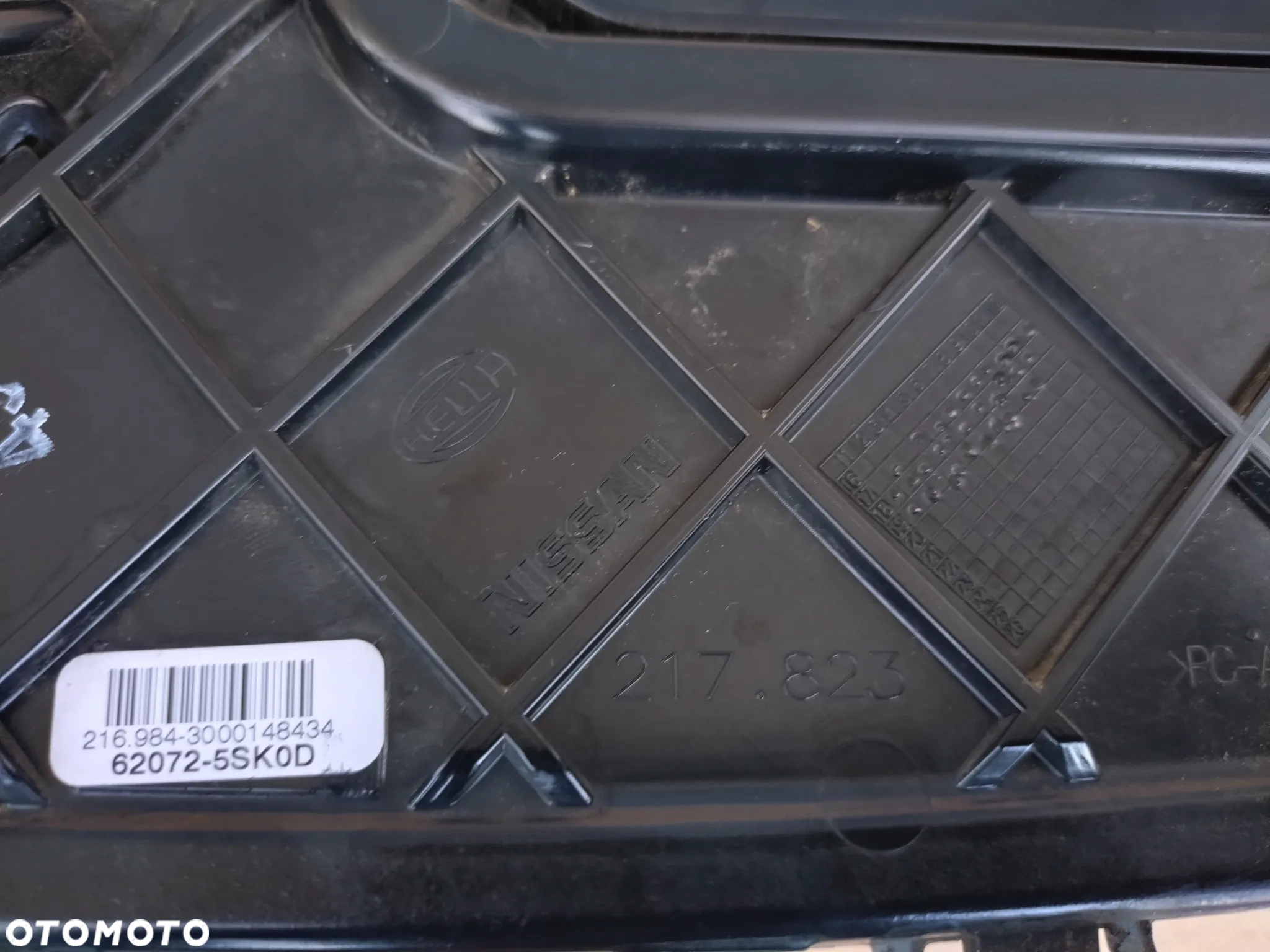 NISSAN LEAF II 17- GRILL ATRAPA 62072-5SK0D ORYGINAŁ STAN BDB! - 8