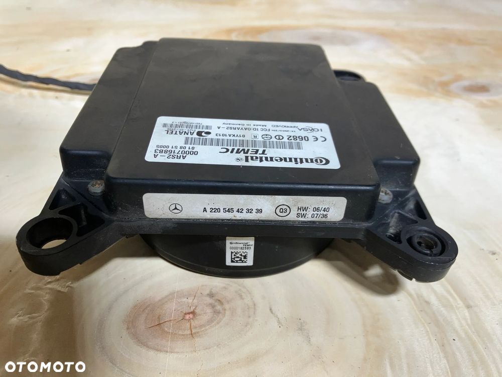 RADAR MERCEDES W220 LIFT MODUŁ DISTRONIC A220545423239 CONTINENTAL ARS2-A - 7