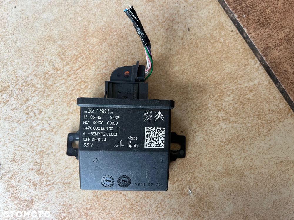 MODUŁ STEROWNIK ŚWIATEŁ PEUGEOT 2008 208 II 9832786480