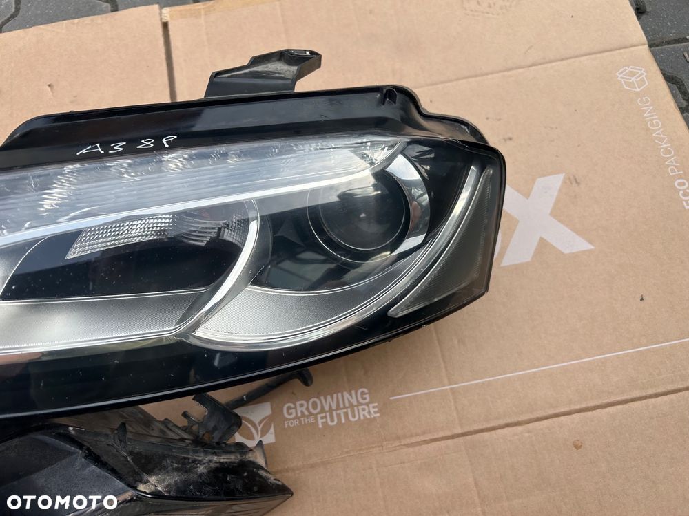 Audi A3 8P lift lampa prawy przód xenon led Europa 8P0941004  8P0941003 przetwornice - 15