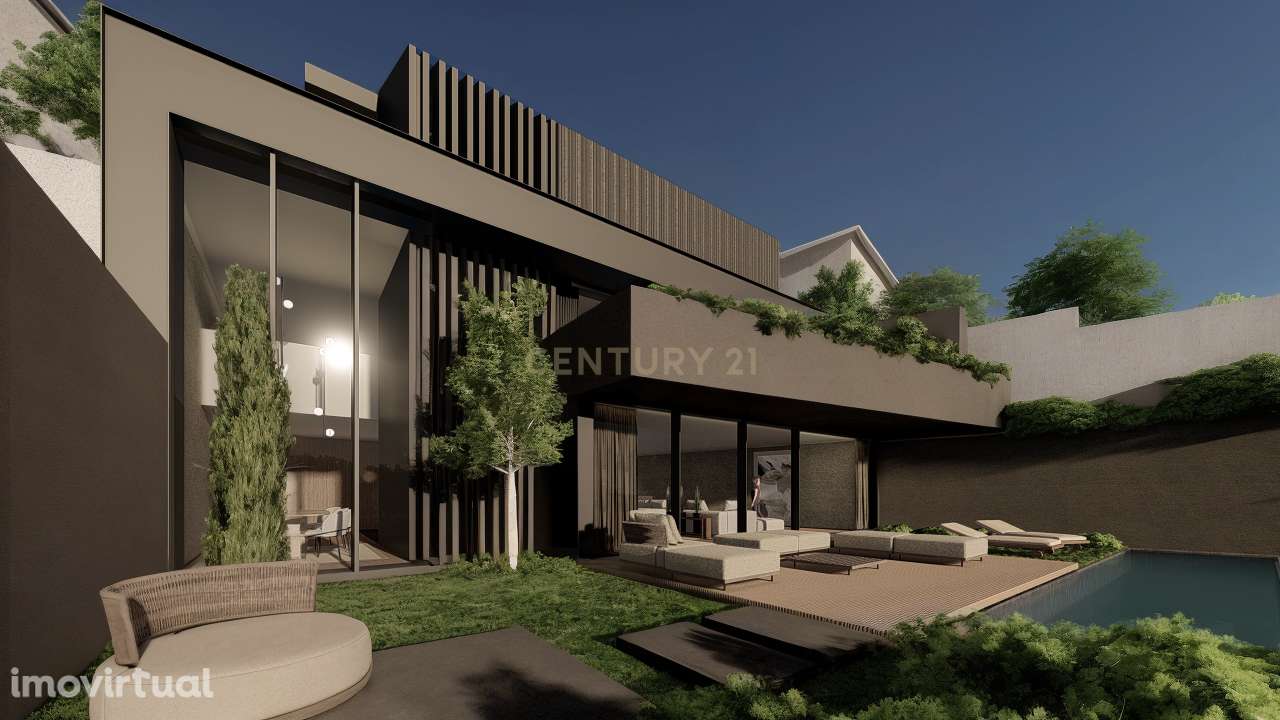 Terreno com Projeto  de arquitetura aprovado pronto a iniciar a contru - Grande imagem: 2/27