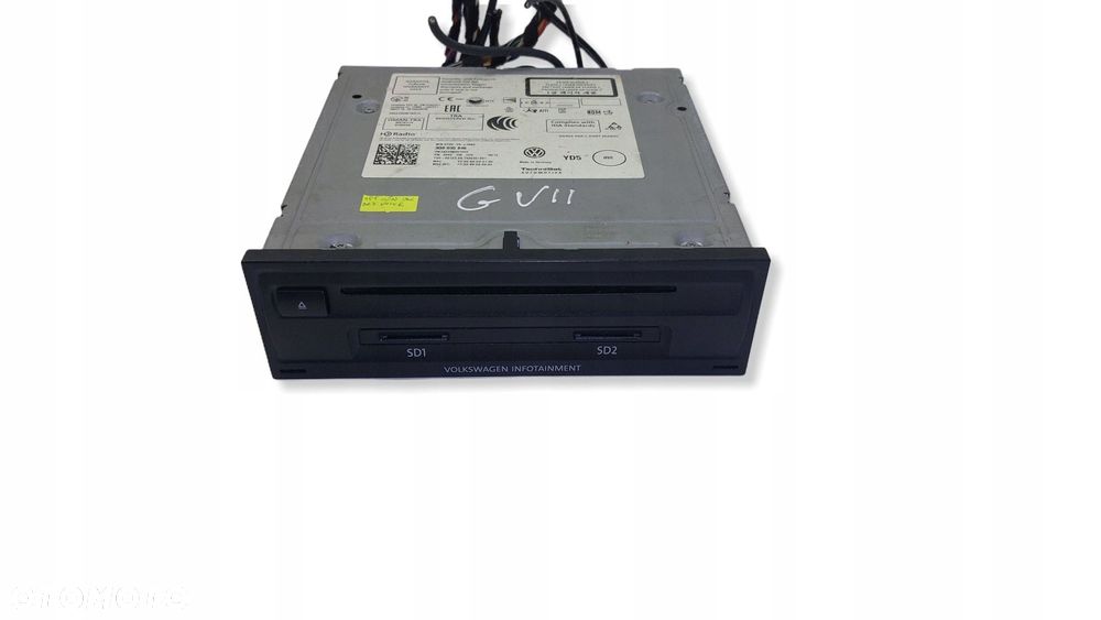vw golf vii 7 passat b8 radio czytnik nawigacji multimedia mmi sd 3q0035846 - 2