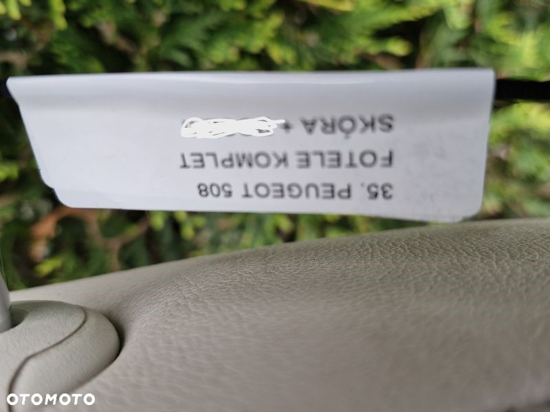 PEUGEOT 508 I 1 SW KOMBI FOTELE FOTEL LEWY PRAWY PRZÓD KANAPA SKÓRA - 14