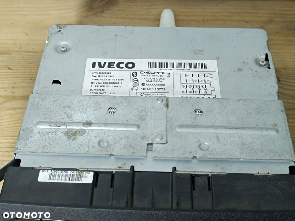 radio fabryczne mp3 fm dab bluetooth iveco daily 14+ - 5