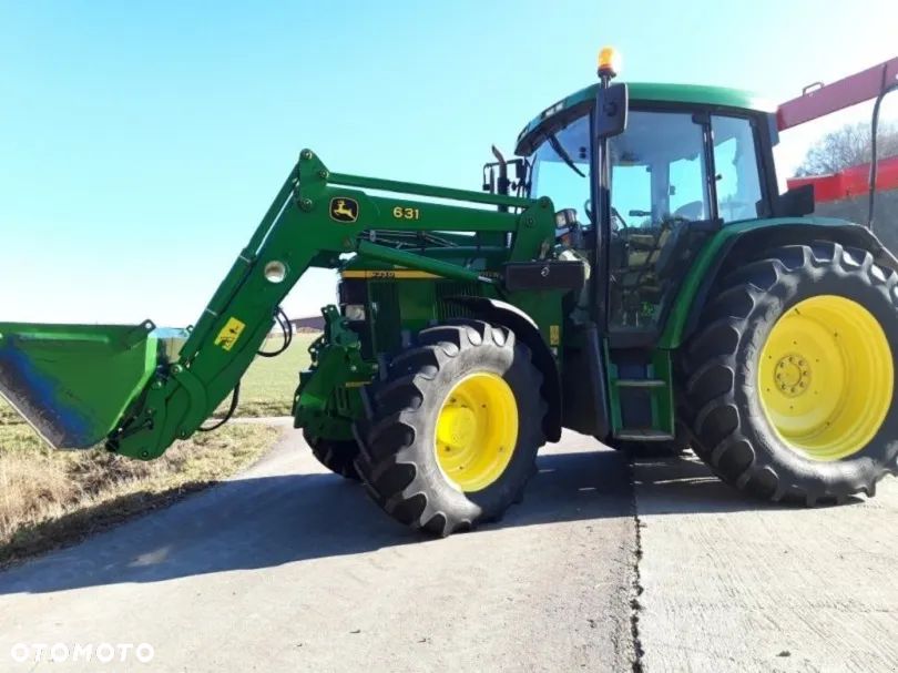 John Deere 6310 + TUR w tym łopata i ładowacz czołow 105 KM - 1