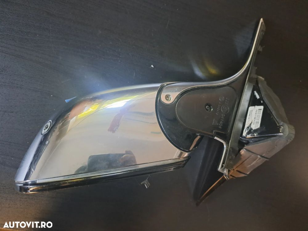 Oglinda retrovizoare exterioara dreapta electrica semnalizare camera video fara sticla si capac negru cu chrome 9 pini Originala BMW G11+LCI G12+LCI - 4