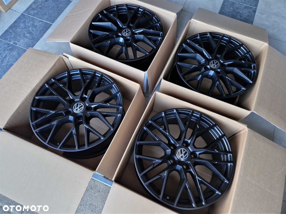 Alufelgi 17 5x120 VW T5 T6 T7 Transporter Caravelle Multivan Nowe Czarne ! 605# - 6
