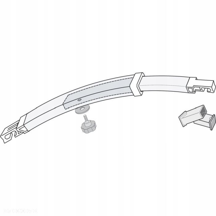 RAFTER PRO DRĄŻEK TELESKOPOWY MARKIZY FIAMMA F45/F65/F80 142-265cm - 2