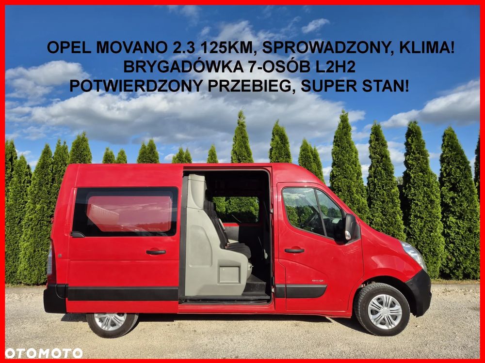Opel Movano 2.3 125KM L2H2 Dubel Kabina - 2
