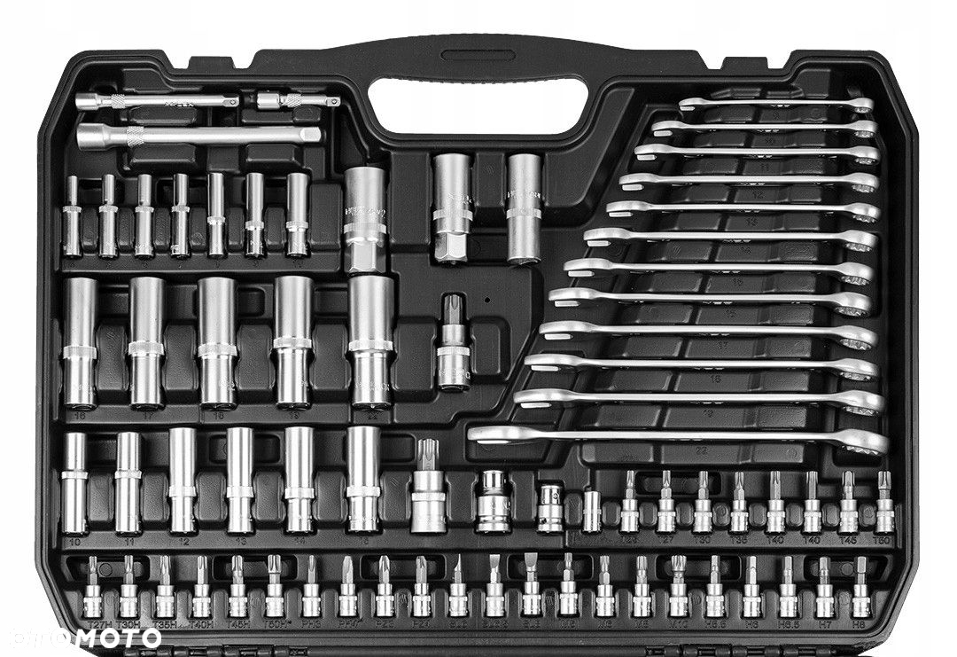 NEO KLUCZE NASADOWE 1/4" 3/8" 1/2" ZESTAW NARZĘDZIOWY NASADKI TORX 300 EL. - 5
