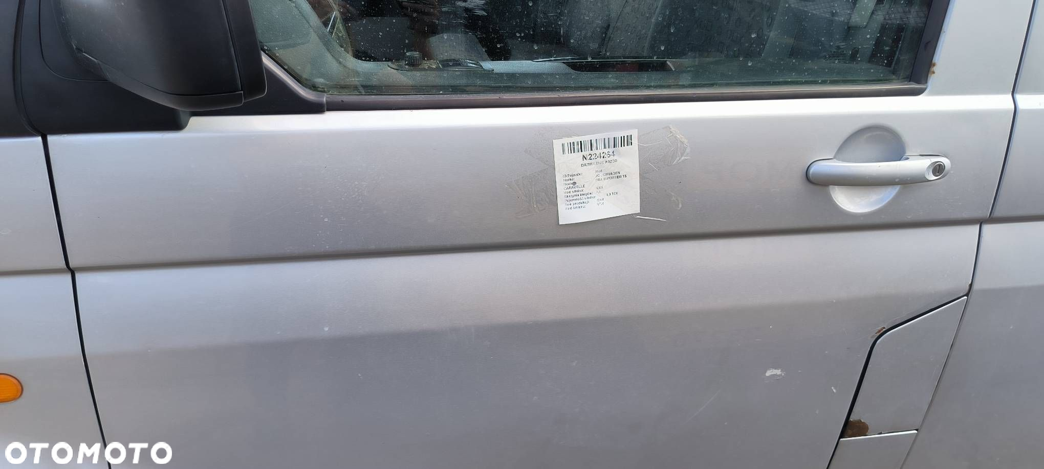 DRZWI LEWE PRZÓD VOLKSWAGEN TRANSPORTER T5 CARAVELLE - 4