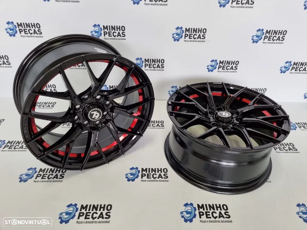 Jantes Seventy9 (SCF-G) em 15 Preto Red Line - 4