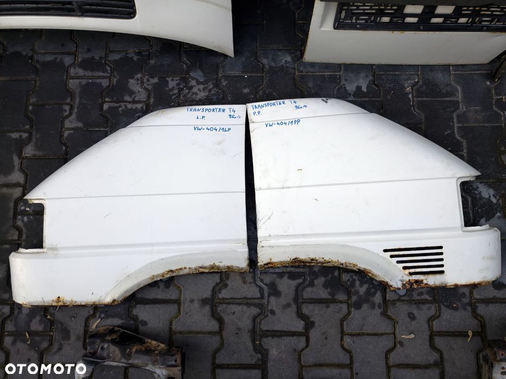 W-wa VW T4 DRZWI MASKA BŁOTNIK ZDERZAK GRILL BELKA KOLOR BIAŁY - 7