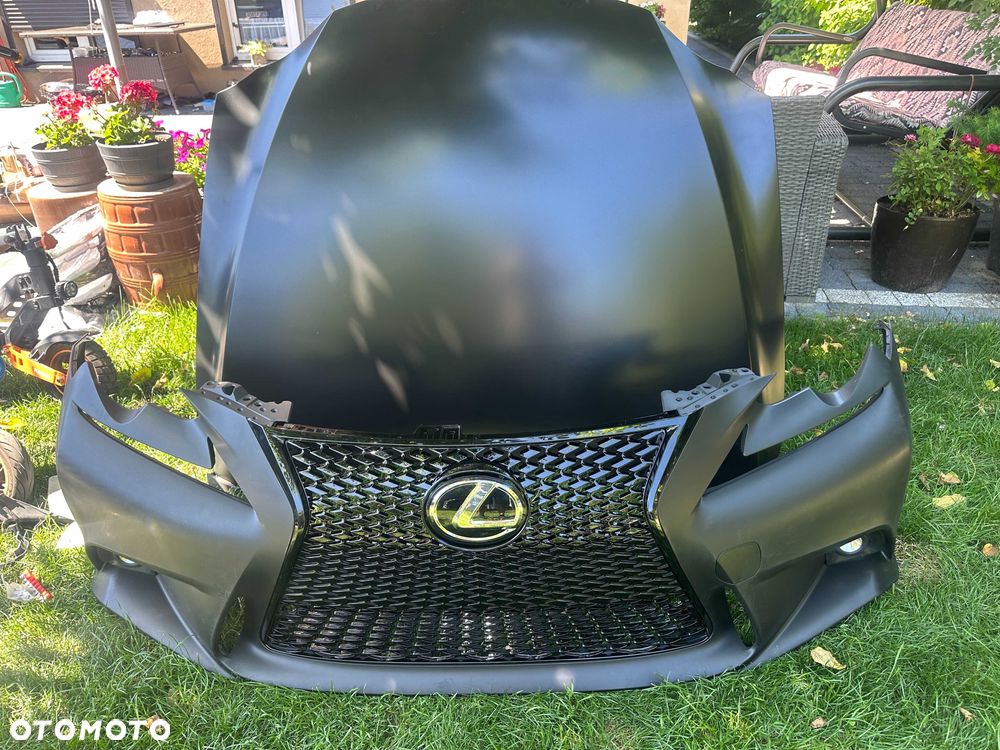 zderzak Lexus IS III F-Sport 13-17 maska lampy - 6
