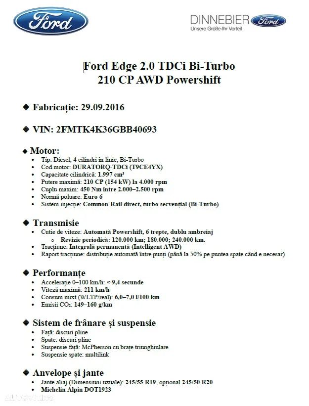 Ford Edge 2.0 TDCi Bi-Turbo 4x4 Titanium - 10