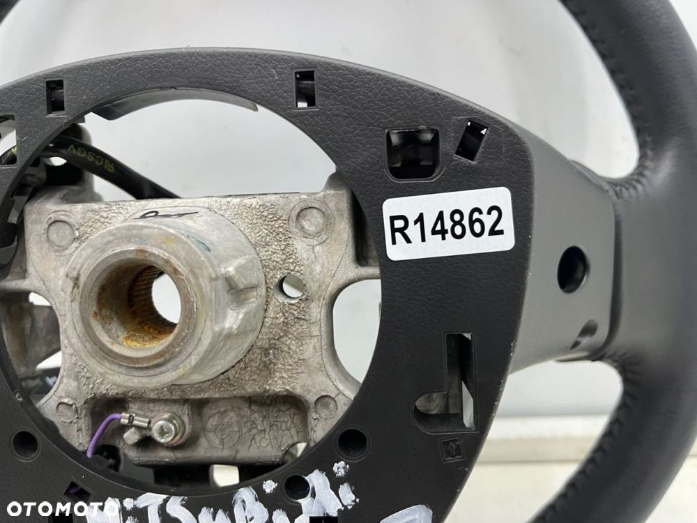 Kierownica Mitsubishi ASX I LIFT 16-22r. multifunkcyjna trójramienna skórzana posiada przetarcia - 12